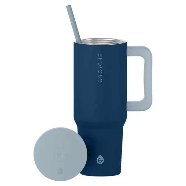 Grosche Aspen 40oz Insulated Straw Tumbler With Handle... from ASI 79530 Prime Line