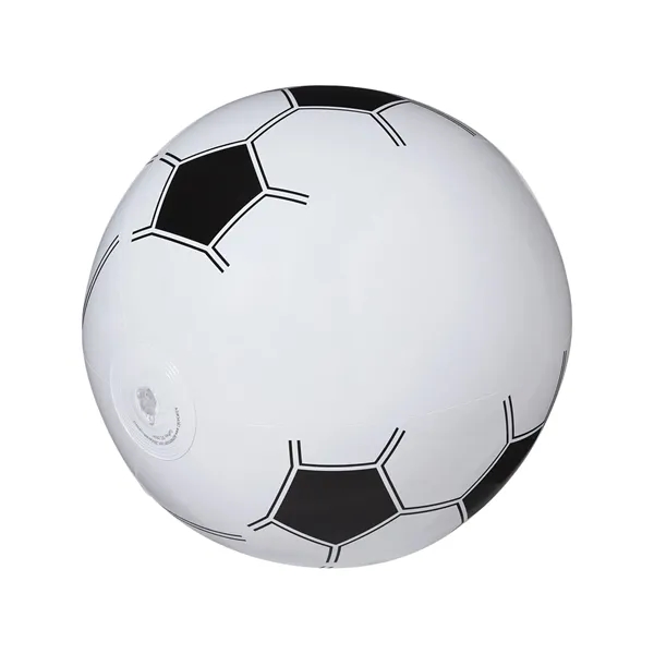 Inflatable beach ball designed to look like a soccer ball, 14".... from ASI 79530 Prime Line