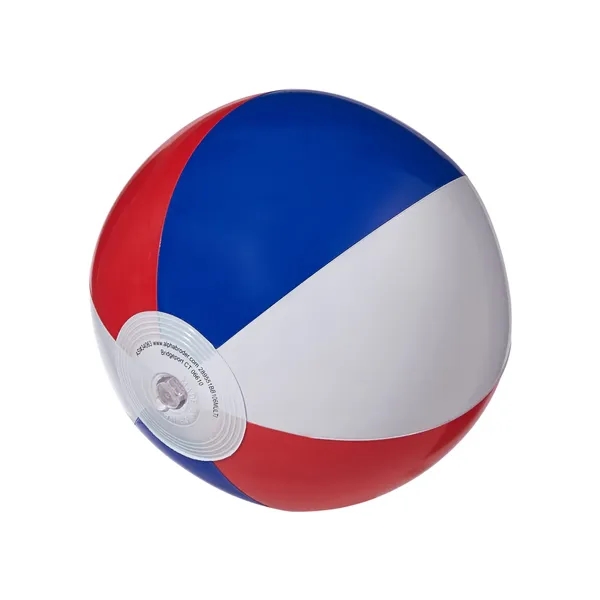 10" Patriotic Red, White And Blue Beach Ball... from ASI 79530 Prime Line