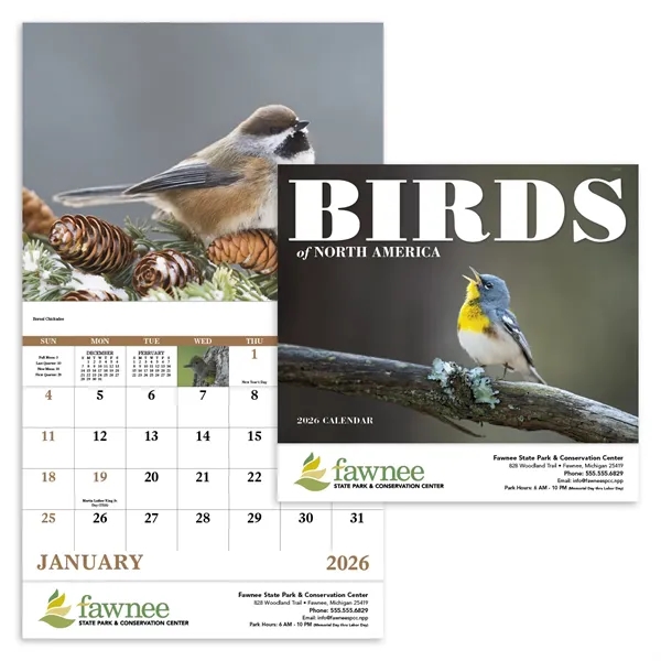 Birds of North America - Stapled... from ASI 40480 Koozie Group / Norwood Triumph Calendar