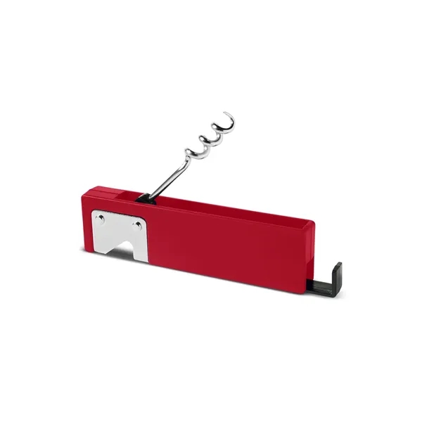 Bottle opener with a phone stand and corkscrew.... from ASI 79530 Prime Line