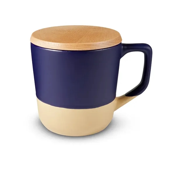 16.5-ounce mug with a wood lid.... from ASI 79530 Prime Line