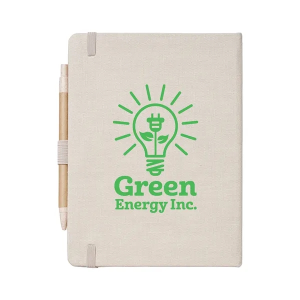 Hemp journal with a pen, 80 sheets of wide-ruled paper, elastic... from ASI 79530 Prime Line