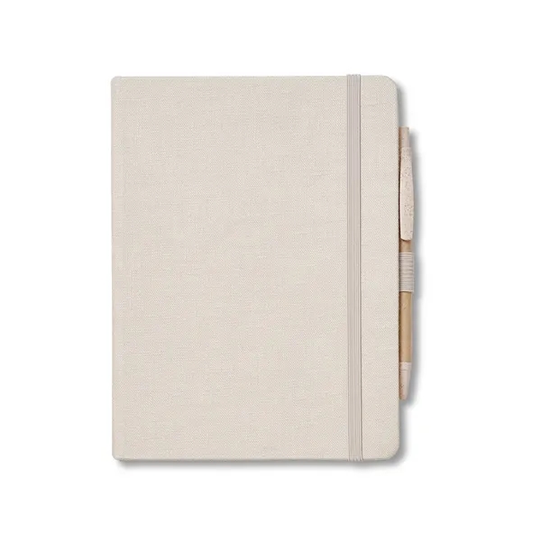 Hemp journal with a pen, 80 sheets of wide-ruled paper, elastic... from ASI 79530 Prime Line