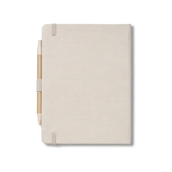 Hemp journal with a pen, 80 sheets of wide-ruled paper, elastic... from ASI 79530 Prime Line