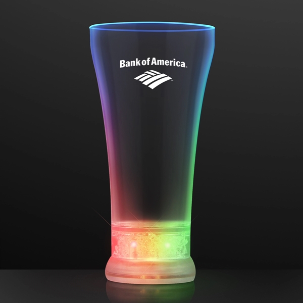 Blank or imprinted. Multicolor Light Up Pilsner glass.... from ASI 34194 ALightPromos / Alight Promotional Products