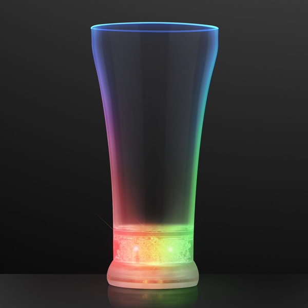 Blank or imprinted. Multicolor Light Up Pilsner glass.... from ASI 34194 ALightPromos / Alight Promotional Products