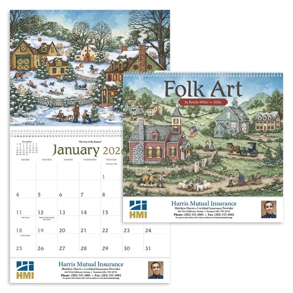 Folk Art... from ASI 40480 Koozie Group / Norwood Triumph Calendar