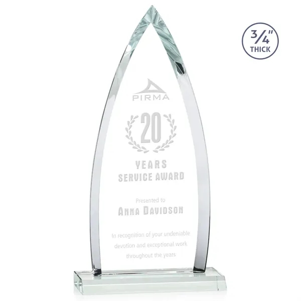 The striking Shildon Award is a 3/4" thick Starfire arrowhead with... from ASI 84592 St Regis Group / St Regis