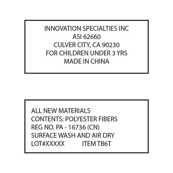 6" plush teddy bear with choice of t-shirt color.... from ASI 62660 Innovation Line