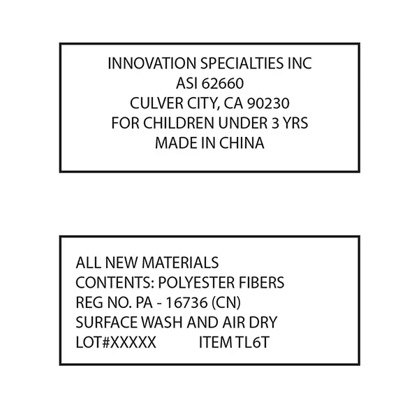 Cute and Cuddly Plush Teddy Bear with Embroidered Paws. Meets Federal... from ASI 62660 Innovation Line