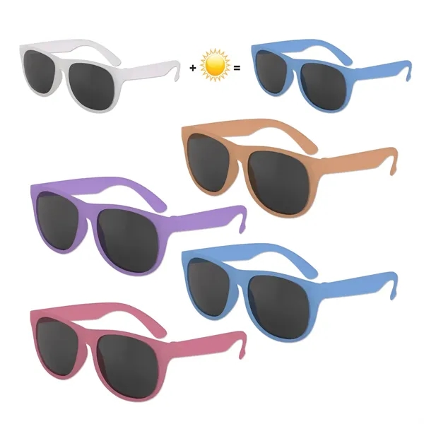 Color changing frame sunglasses plus 1 color pad print imprint on... from ASI 37218 Athena Promo (tm)