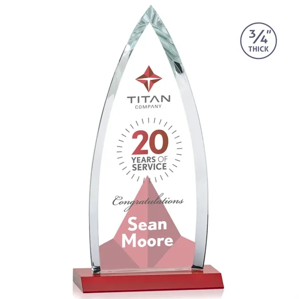 The striking Shildon Award is a 3/4" thick Starfire arrowhead with... from ASI 84592 St Regis Group / St Regis