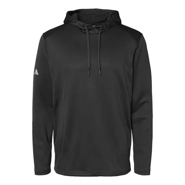 Adidas Textured Mixed Media Hooded Sweatshirt... from ASI 84358 S&S Activewear
