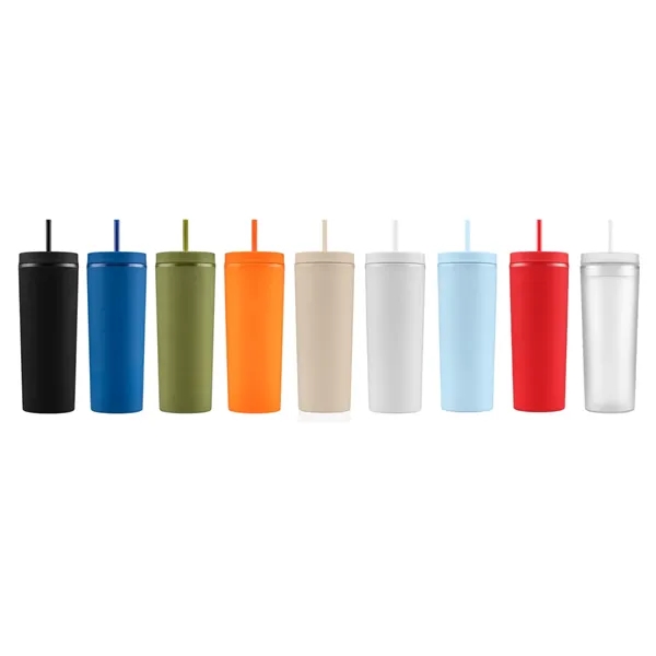 18 ounce tumblers with lid and straw; made of 100% recycled... from ASI 57800 Gordon Sinclair / Gordon Sinclair®