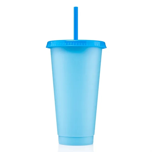 24 oz. polypropylene tumbler with color-changing properties and a reusable lid... from ASI 57800 Gordon Sinclair / Gordon Sinclair®