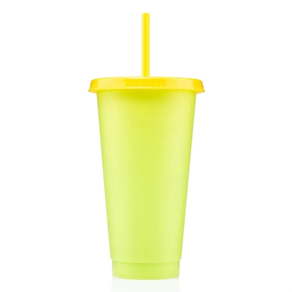 24 oz. polypropylene tumbler with color-changing properties and a reusable lid... from ASI 57800 Gordon Sinclair / Gordon Sinclair®