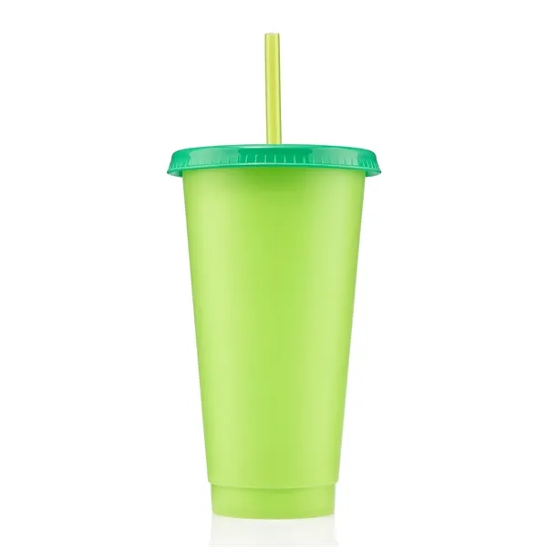 24 oz. polypropylene tumbler with color-changing properties and a reusable lid... from ASI 57800 Gordon Sinclair / Gordon Sinclair®