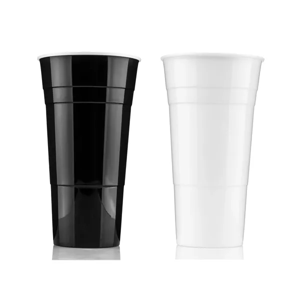 22 oz. single wall plastic reusable party cup in assorted colors.... from ASI 57800 Gordon Sinclair / Gordon Sinclair®