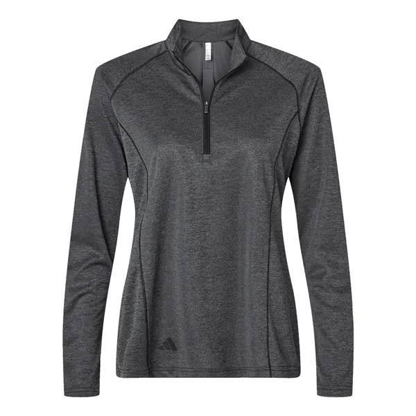 Adidas Women's Space Dyed Quarter-Zip Pullover... from ASI 84358 S&S Activewear