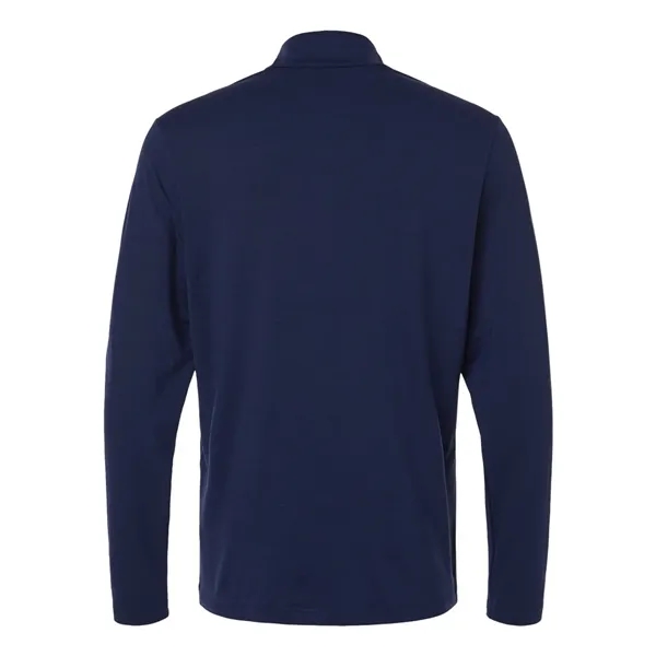 Adidas Men's Textured Stripe Quarter-Zip Pullover... from ASI 84358 S&S Activewear