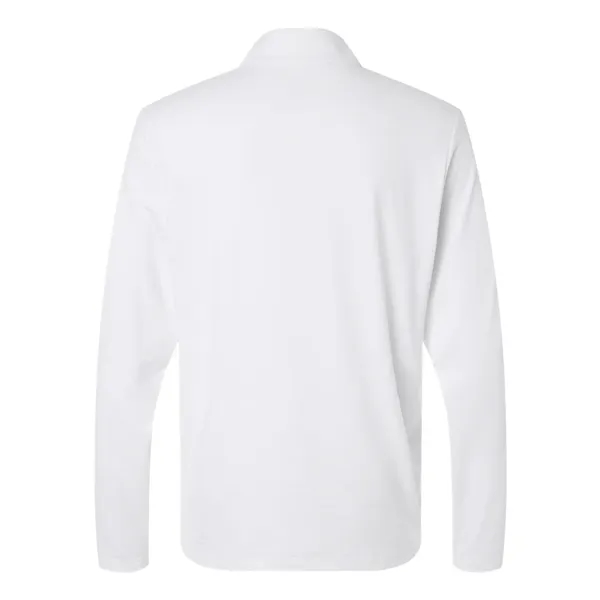 Adidas Men's Textured Stripe Quarter-Zip Pullover... from ASI 84358 S&S Activewear