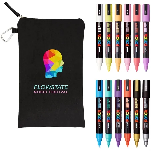 POSCA 12 Piece Soft Marker Set with Bag... from ASI 89320 Starline USA Inc