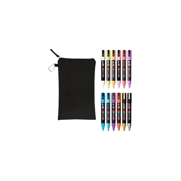POSCA 12 Piece Soft Marker Set with Bag... from ASI 89320 Starline USA Inc