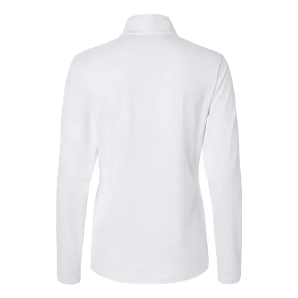 Adidas Women's Textured Stripe Quarter-Zip Pullover... from ASI 84358 S&S Activewear