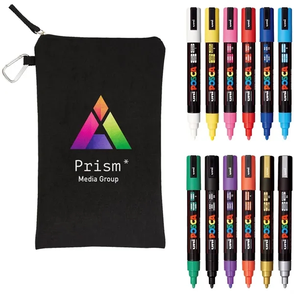POSCA 12 Piece Basic Marker Set with Bag... from ASI 89320 Starline USA Inc
