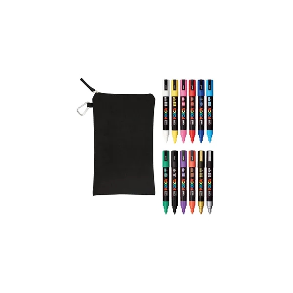 POSCA 12 Piece Basic Marker Set with Bag... from ASI 89320 Starline USA Inc
