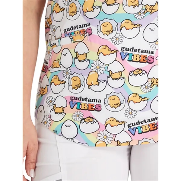 Cherokee Tooniforms V-Neck Print Top TF737... from ASI 86018 Scrub Authority / Uniform Stores