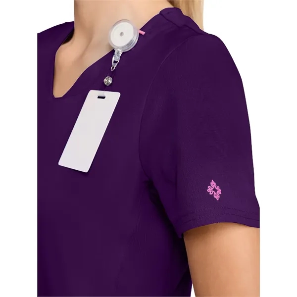 Med Couture - AMP - Women's 3-Pocket V-Neck Scrub Top... from ASI 86018 Scrub Authority