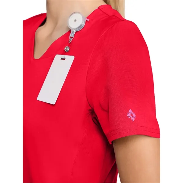 Med Couture - AMP - Women's 3-Pocket V-Neck Scrub Top... from ASI 86018 Scrub Authority