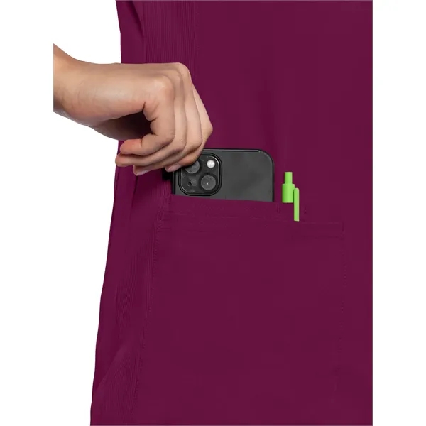 Med Couture - AMP - Women's 3-Pocket V-Neck Scrub Top... from ASI 86018 Scrub Authority