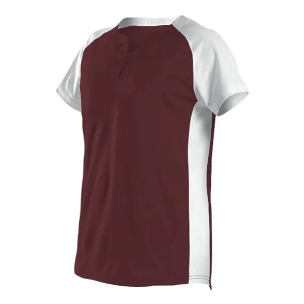 Women's Two Button Fastpitch Jersey... from ASI 84358 S&S Activewear