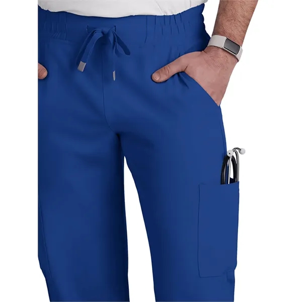koi - Cureology - Men's 6-Pocket Drawstring Elastic Waist...... from ASI 86018 Scrub Authority