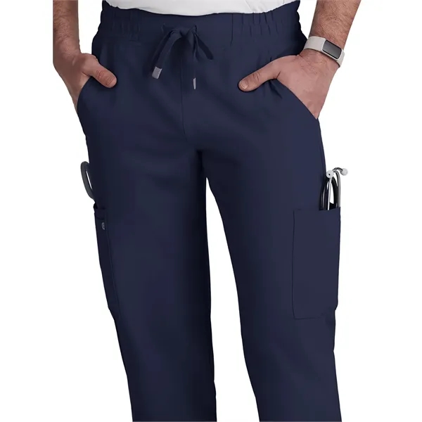 koi - Cureology - Men's 6-Pocket Drawstring Elastic Waist...... from ASI 86018 Scrub Authority