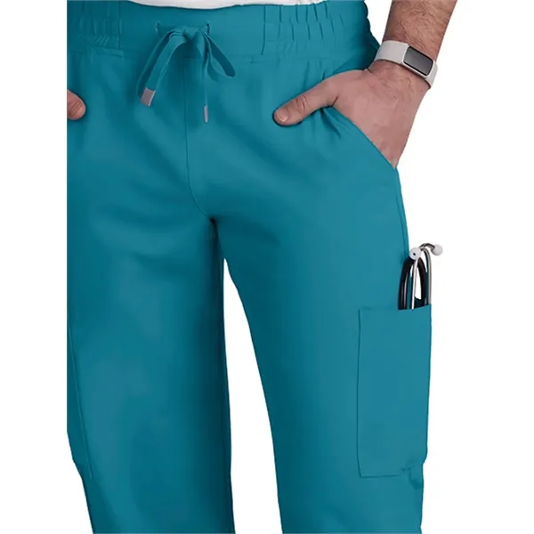 koi - Cureology - Men's 6-Pocket Drawstring Elastic Waist...... from ASI 86018 Scrub Authority