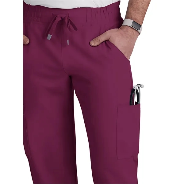 koi - Cureology - Men's 6-Pocket Drawstring Elastic Waist...... from ASI 86018 Scrub Authority