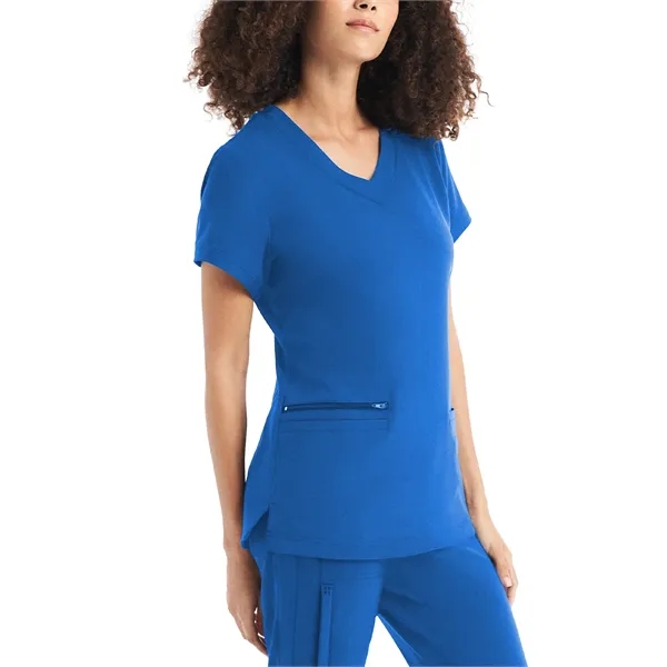 White Cross - CRFT - Women's 3-Pocket V-Neck Top... from ASI 86018 Scrub Authority