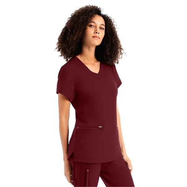 White Cross - CRFT - Women's 3-Pocket V-Neck Top... from ASI 86018 Scrub Authority