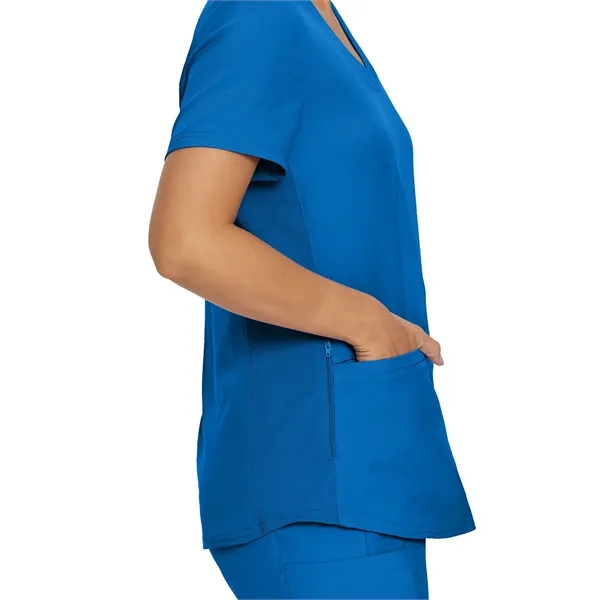 Landau Forward Women's 3-Pocket V-Neck Top... from ASI 86018 Scrub Authority