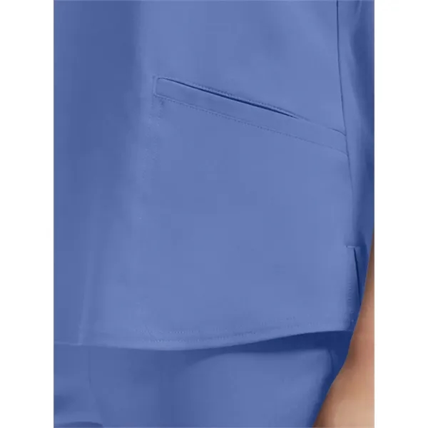 White Cross - VIBE - Women's Curved V-Neckline Scrub Top... from ASI 86018 Scrub Authority / Uniform Stores