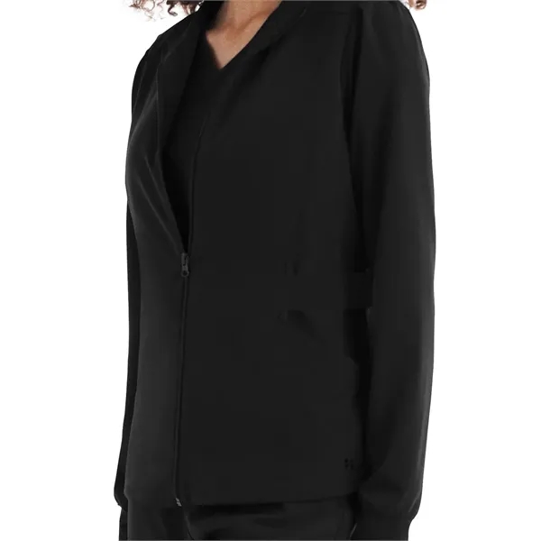 White Cross - CRFT - Women's 2-Pocket Mock Neck Zip-Front...... from ASI 86018 Scrub Authority / Uniform Stores