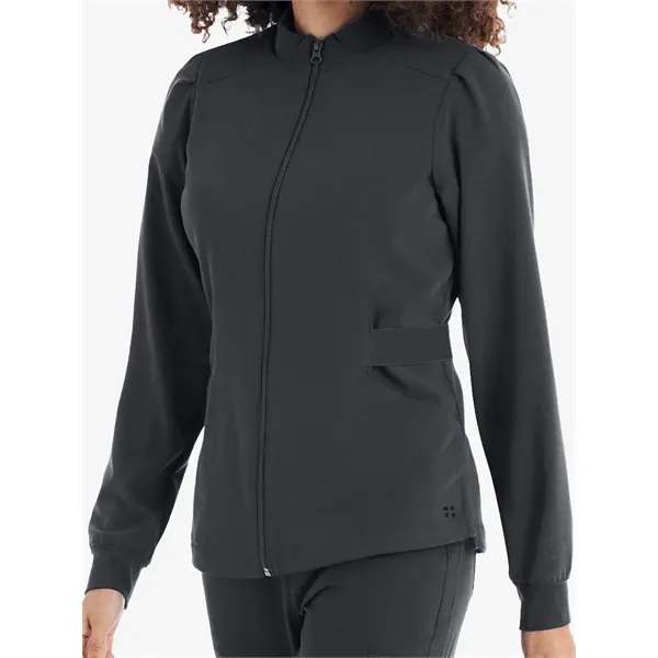 White Cross - CRFT - Women's 2-Pocket Mock Neck Zip-Front...... from ASI 86018 Scrub Authority / Uniform Stores