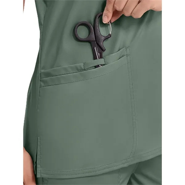 Cherokee Workwear Revolution Women's V-Neck Top... from ASI 86018 Scrub Authority / Uniform Stores