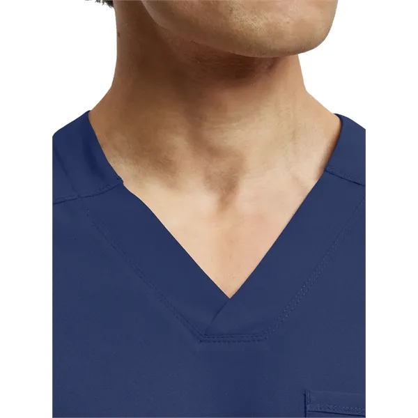 White Cross - VIBE - Men's Tuck-In V-Neckline Scrub Top... from ASI 86018 Scrub Authority