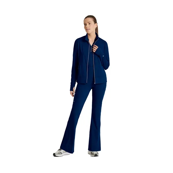 Barco One - Women's Kangaroo Pocket Zip-Up Warm-Up Scrub...... from ASI 86018 Scrub Authority / Uniform Stores