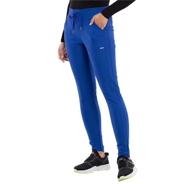 Cherokee Form Women's Mid-Rise Tapered Leg Drawstring Pant... from ASI 86018 Scrub Authority